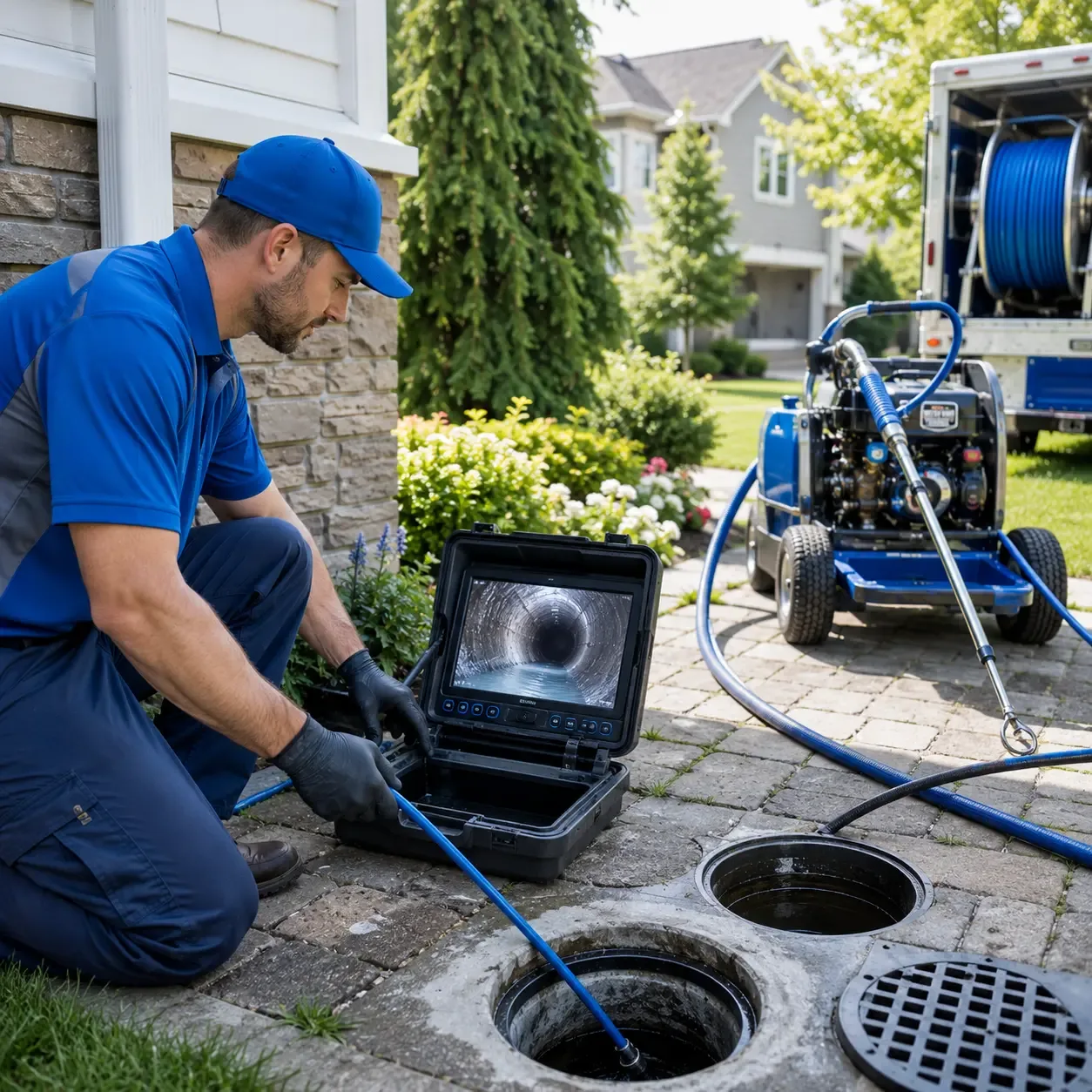 Outdoor drain cleaning professionals serving San Antonio, TX